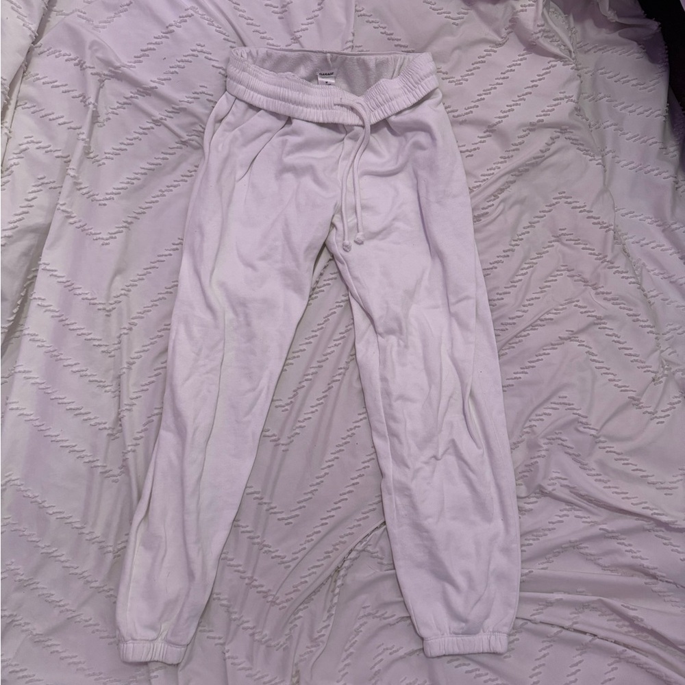 White Joggers